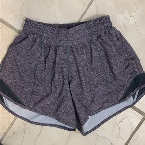 grey size 4 lululemon shorts